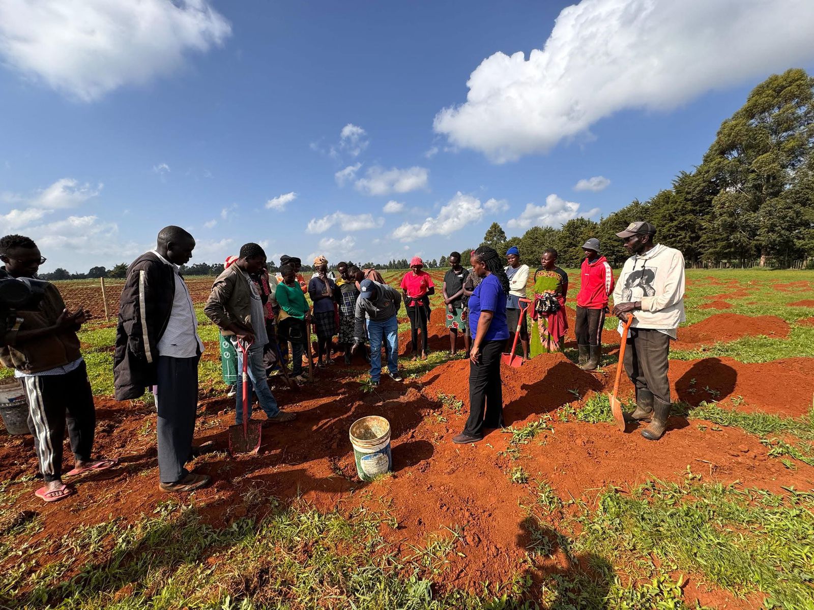 Wonderful Heaven Orchard Team in Laikipia